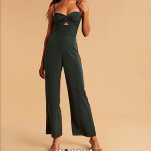 Abercrombie Twist Front Cutout Jumpsuit